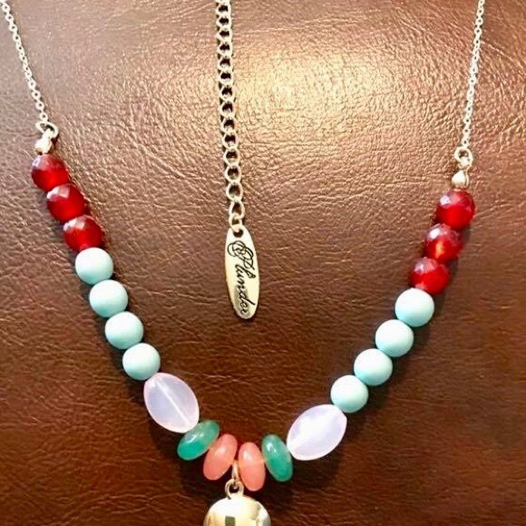 Plunder Multi Colored Bead Necklace - Picture 2 of 3